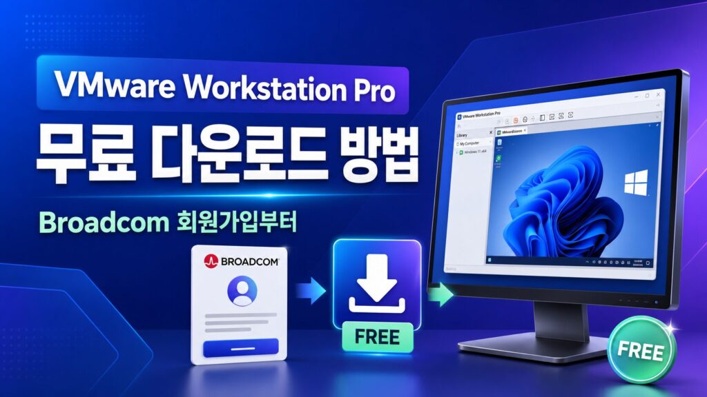 VMware Workstation Pro 무료 다운로드 대표 이미지